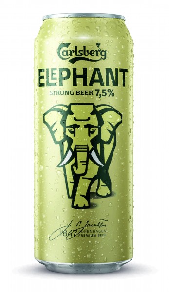 24x lattine da 0,5 litri Carlsberg Elephant Beer Starkbier 7,5% Vol EINWEG