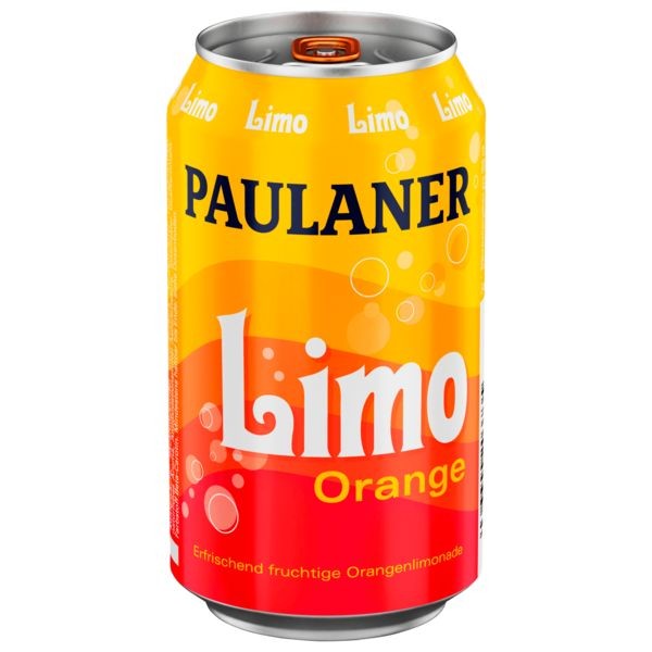 24 lattine Paulaner Limo Orange da 0,33 litri MONOUSO