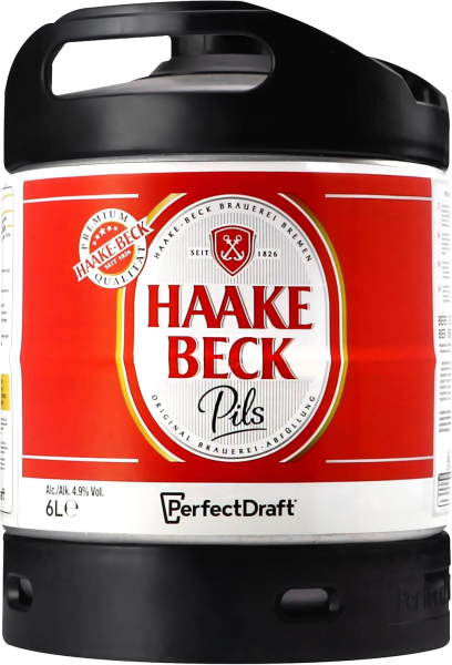 Fusto da 6 litri Haake Beck's Pils Perfect Draft 5% vol. RICARICABILE