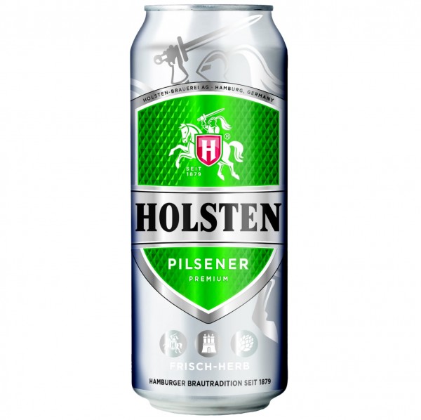 2 x Holsten Pilsener 24x 0,5 L = 48 lattine 4,8% vol. alc. SENSO UNICO