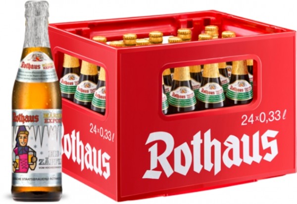 24 x Rothaus Eiszaepfle Maerzen Export 0,33 L- 5,6% Alkohol Originalkiste