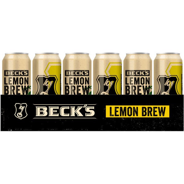24 lattine da 0,5 L Becks Lemon Brew 2,5% Vol_disposable