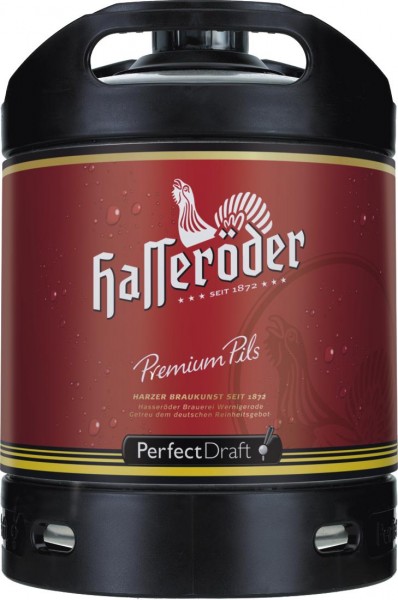 2 x Hasseroeder Perfect Draft Premium Pils 6 litri barile 4,9% vol.