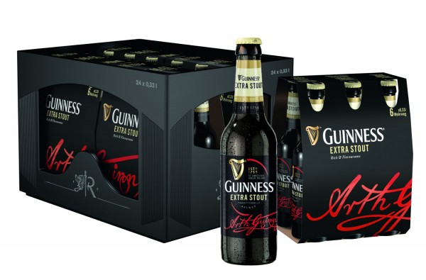 24 x Guinness Extra Scout 0,33 litri di 4,1% vol. custodia originale