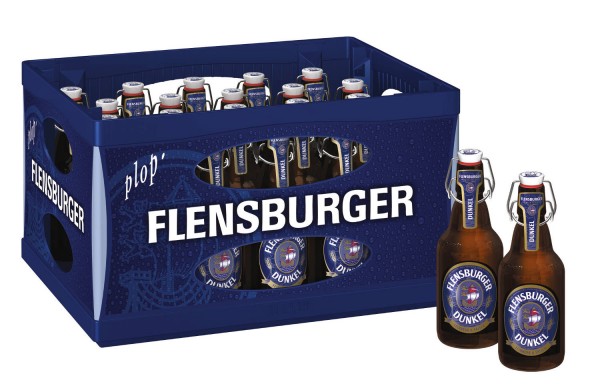 20 x Flensburger Dunkel 0,33 l, scatola da stiro 4,8% vol scatola originale