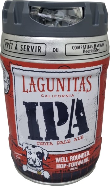 Lagunitas Bière bionda IPA 6,2% per pressione 5l party keg usa e getta