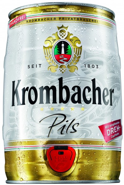 2 x Krombacher barilotto 5 L 4,8% vol.