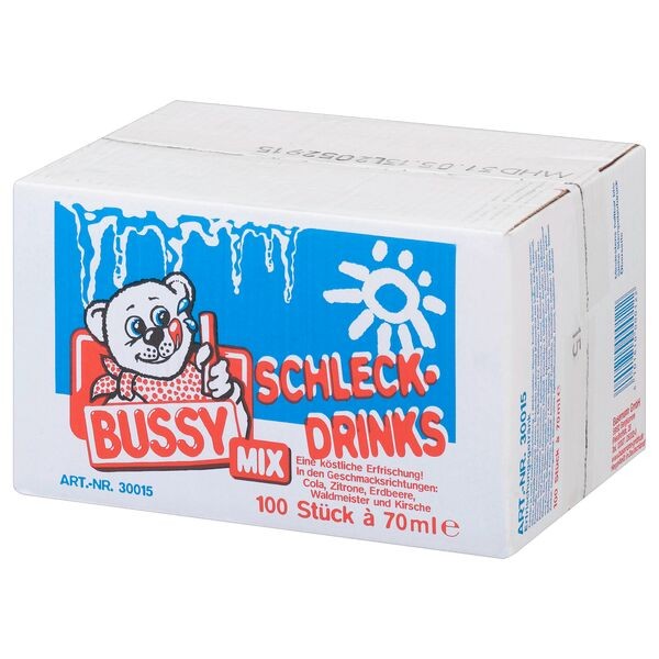 Cartone di bevande miste BUSSY Mix Water Ice da 200 x 40 ml - miste