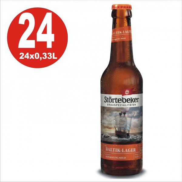 24 x Stoertebeker Baltik-Lager 0,33 Scatola originale 5,5% Vol. Alc