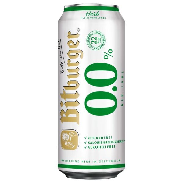 2 x Bitburger Pilsener herb 24x0,5L = 48 lattine 4,8% Vol.alc.