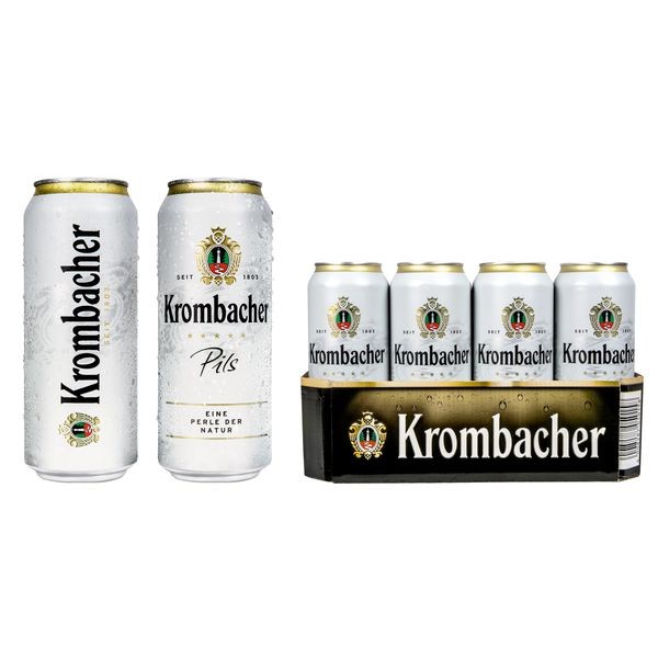 2 x Krombacher Pils 24x0.5L = 48 lattine 4.8% Vol._ SENSO UNICO