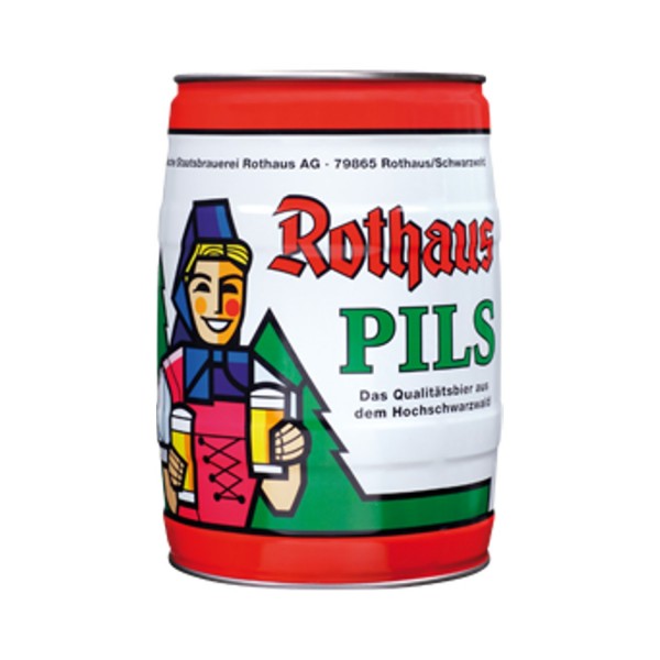 Rothaus Pils 5 L barile di partito 5,1% vol