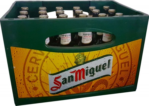 24 x San Miguel Especial 5,4% vol. Scatola originale 0.33l