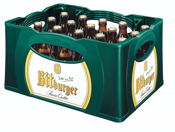 20 x Bitburger Premium Pils 0,33l - Steini Flavor 4,8% vol. custodia originale