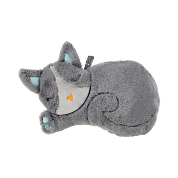 Fashy 63066 23 CUSCINO TERMICO GATTO "KITTY" con imbottitura di colza, grigio