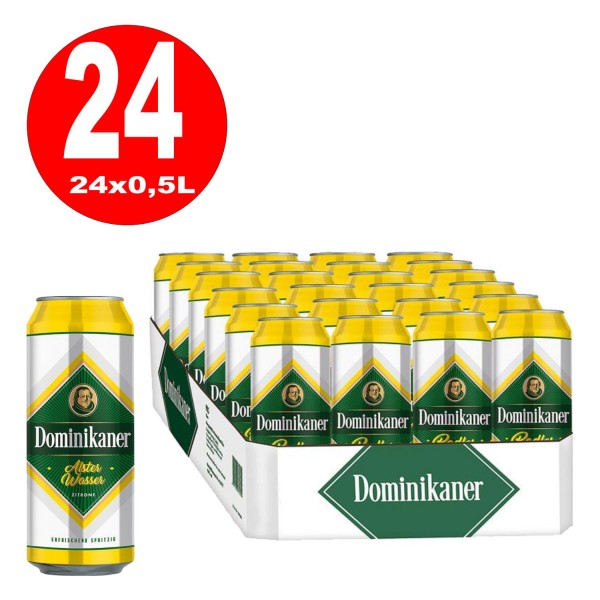 24 lattine da 0,5 L di Lemon Radler Dominicana 2,5% vol REDUCED Best before 14.6.23