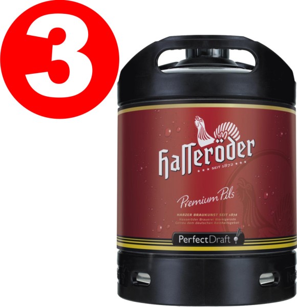 Hasseroeder Perfect Draft Premium Pils 6 litri barile 4,9% vol.