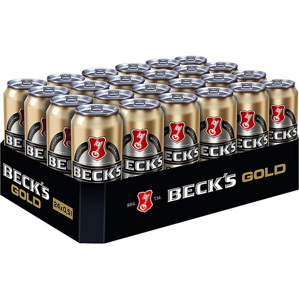 24 lattine da 0,5 L Becks Gold 4,9% Vol_disposable