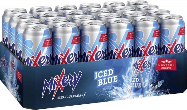 24 x Karlsberg Nastrov Flavor Iced Blue Energy 0,5L lattina 5% vol. monouso