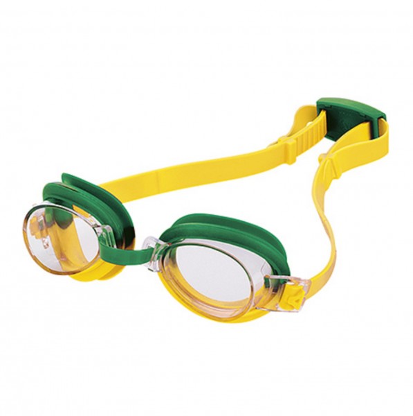 occhialini da nuoto alla moda junior per bambini giallo