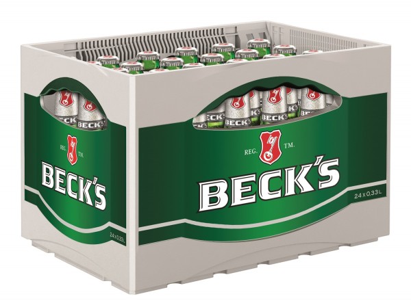 24x Beck's Pils 0,33l 4,9% vol. nella scatola originale