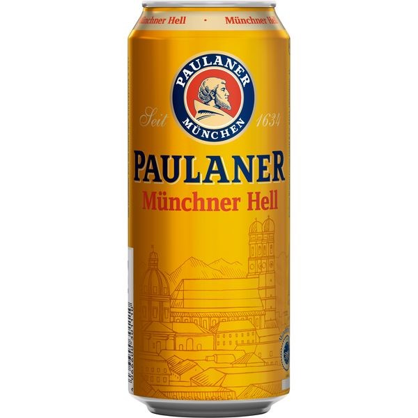 24 lattine Paulaner Münchner Hell 0.5L 4,9% vol ONEWAY