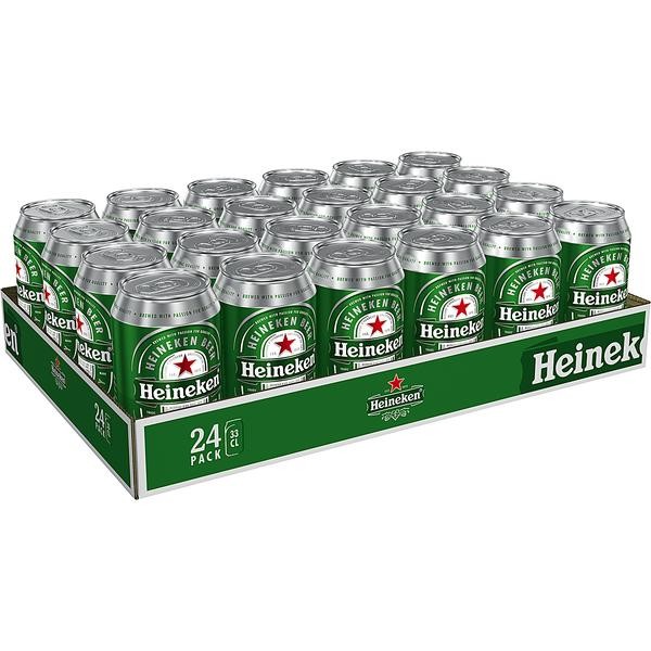 24x0,33L Heineken Lager Beer 5% Vol BBD-REDUCED: 30.9.23