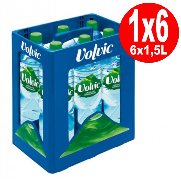 Volvic Naturelle 6x1,5 litri incluso