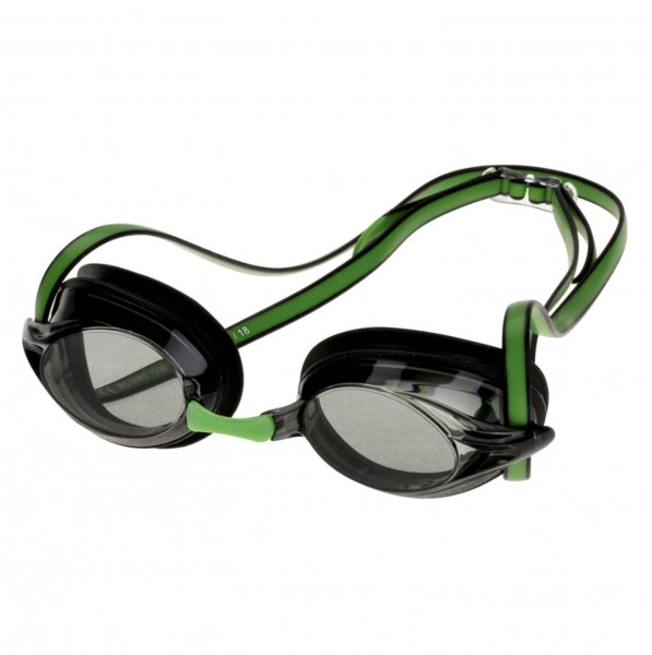 occhialini da nuoto alla moda Arrow verde-nero