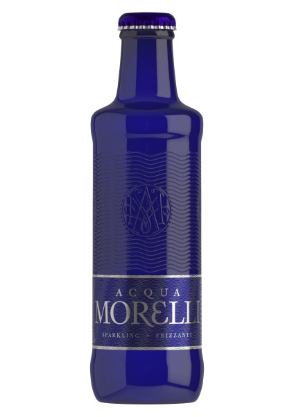 24 x 0,25 l ACQUA MORELLI Bottiglia Gastro Glass Frizzante in scatola originale con cauzione riutilizzabile