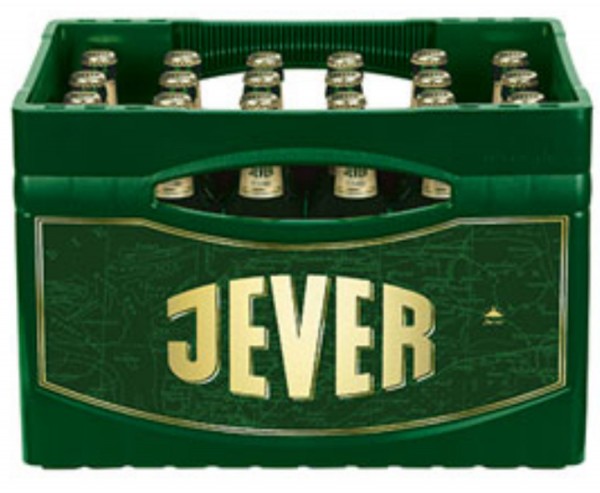 24 x Jever Pilsener 0,33 litri di 4,9% vol. custodia originale