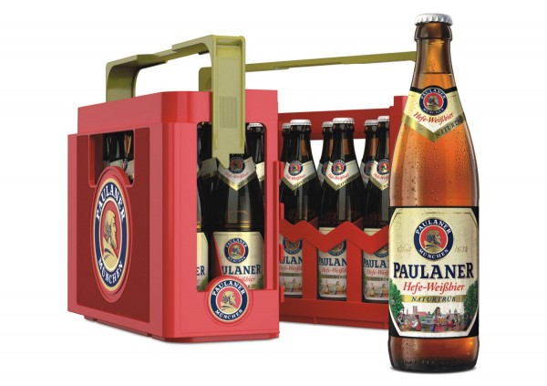 20 x Paulaner Hefeweissbier nature cloudy 0.5 L - 5.5% alcohol Scatola originale