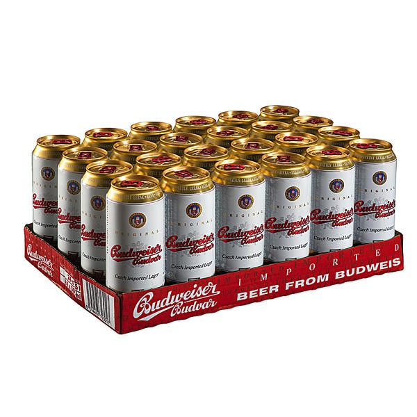 2 x Budweiser Budvar 24 x 0,5 L = 48 lattine 5,0% vol. SENSO UNICO