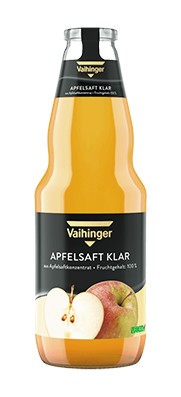 24 bottiglie di vetro trasparente da 0,2 l di succo di mela Niehoffs Vaihinger nella scatola originale, riutilizzabili