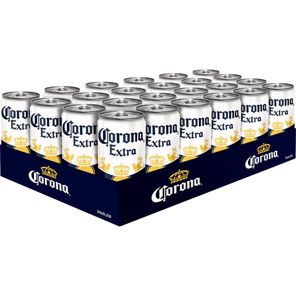 2 x birra Extra Corona 24 x 0,33 L = 48 lattine 4,5% alcol inc. € 12,00  deposito di sola andata
