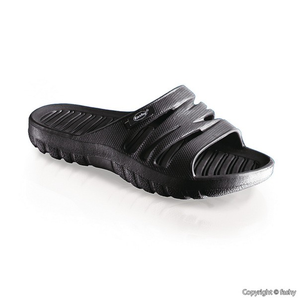 Ciabatte alla moda ultraleggere taglia 36 nere, scarpe da bagno unisex da doccia