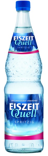 12 x Eiszeitquell acqua minerale frizzante 12x0.7l bottiglia di vetro scatola originale deposito